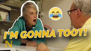 Grandma Got Stuck Behind Dryer