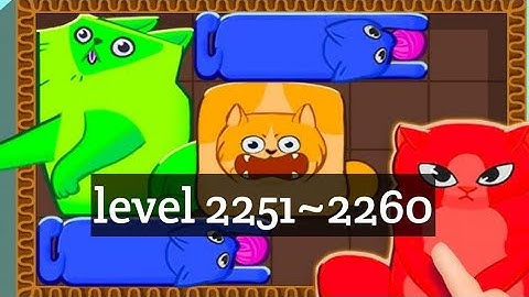 Puzzle Cats - level 2251~2260  Solve 
