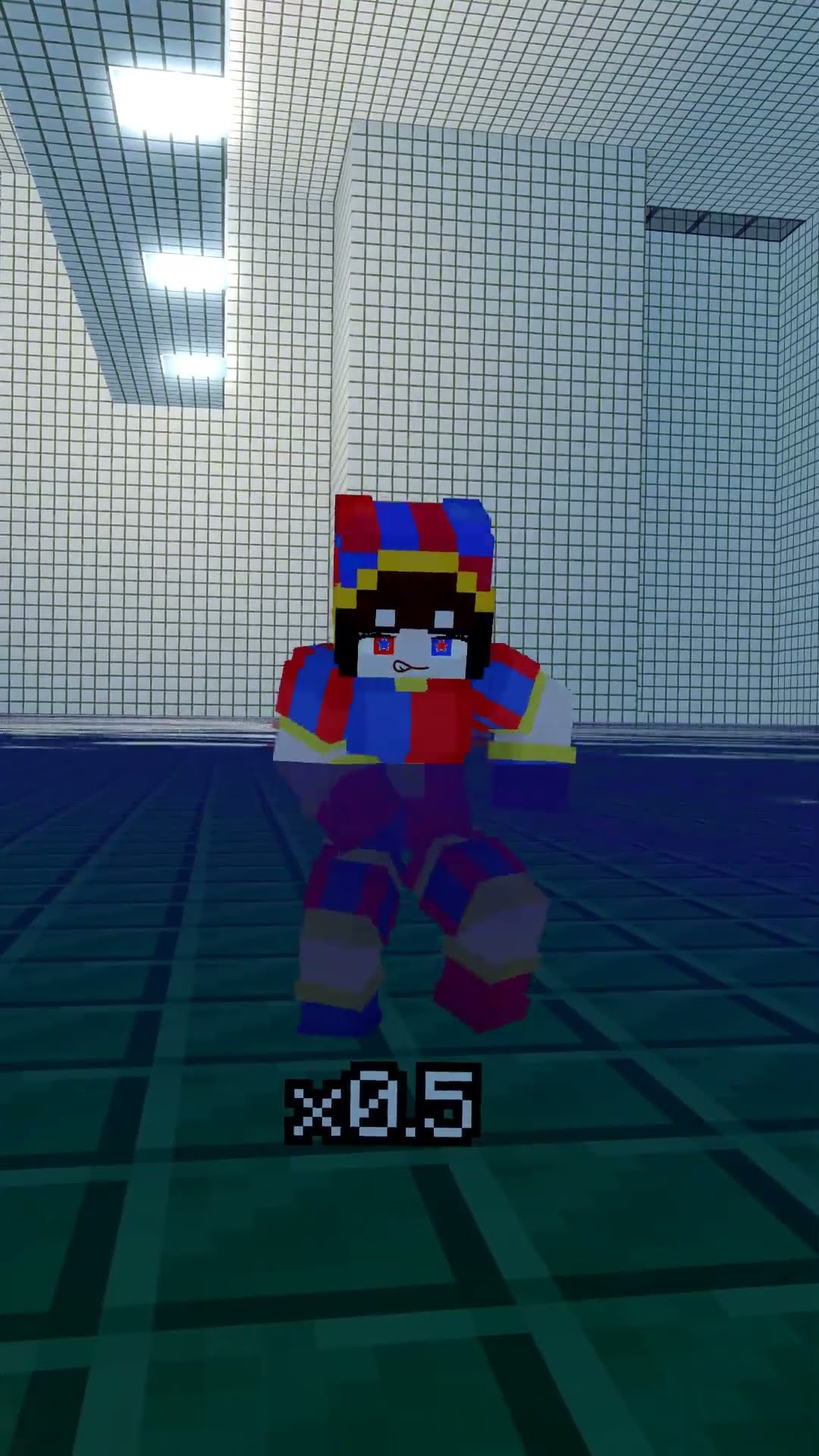 Level 1 Pomni ~ Level 999 Pomni Dance in BACKROOM WATERPARK