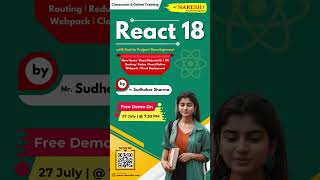 ReactJS Training | by Mr. Sudhakar Sharma | Naresh IT screenshot 2