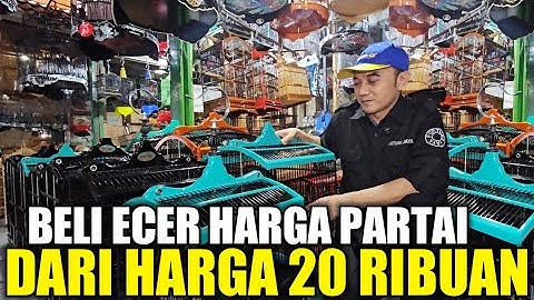 AKHIRNYA KETEMU ! GROSIR SANGKAR MURAH DARI HARGA 20 RIBUAN HARI INI DIKIOS PASAR BURUNG PRAMUKA