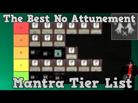 Create a Deepwoken Attunement with attunementless Tier List - TierMaker