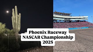 Camping at Phoenix Raceway! NASCAR Championship 2025! Campground, Hillside, Driving Experience!