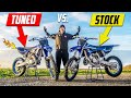 How much power can we get from a 2023 yz125  stock vs tuned shootout