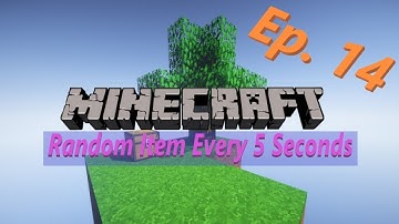 Fire And Cake | Ep. 14 | SkyBlock Random Item Given Every 5 Seconds