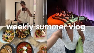 weekly vlog summer shopping hauls olivia dean concert
