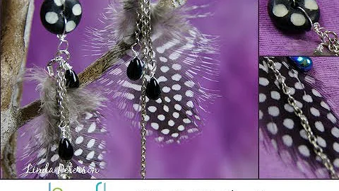 How to Make Feather Earrings by Linda Peterson