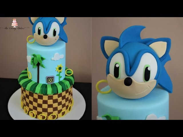 Super Sonic cake topper tutorial