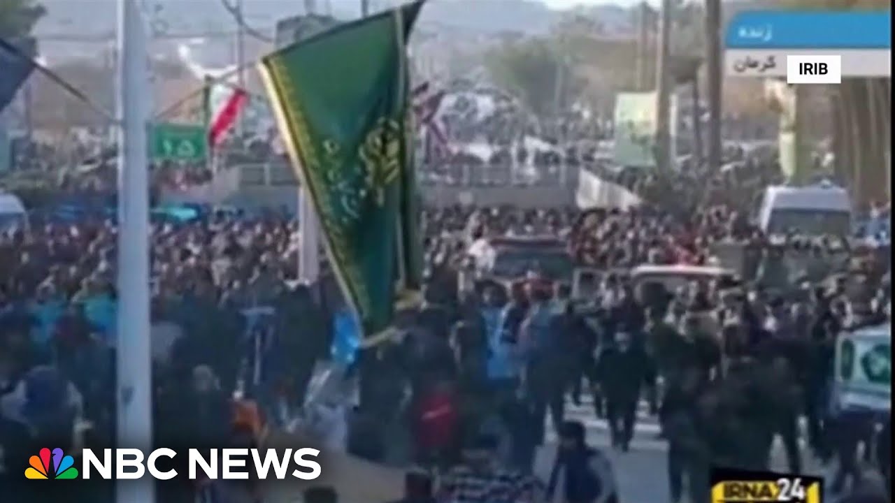Blasts kill over 100 people during memorial of Iranian commander