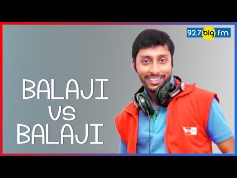 RJ பாலாஜி - 92.7 BIG FMs CROSS TALK - பாலாஜி vs பாலாஜி