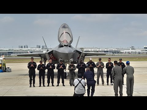 USAF F-35A Show at Don Mueang Airbase