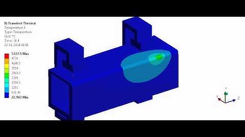 Moving Heat Source in Transient Thermal Analysis for Weld Simulation