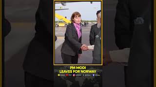 PM Modi's Norway Visit: Prime Minister Narendra Modi Emplanes For Oslo, Norway | Shorts