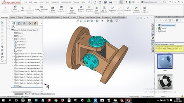 How to design Universal joint in solidworks