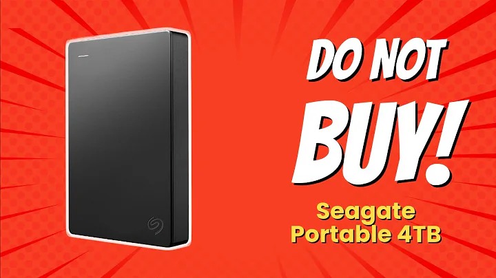 STOP! 😱 5 Reasons NOT to Buy the Seagate Portable 4TB HDD!