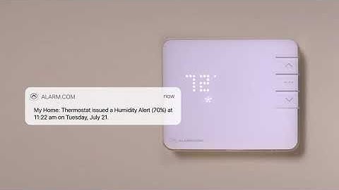Configure Smart Thermostat Humidity Alert Notifications