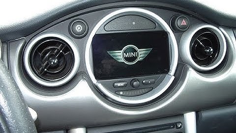 How to Remove Navigation Drive from 2005 Mini Cooper for Repair.