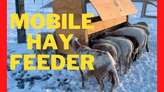 No Mess EASY Mobile Hay Feeder for Sheep and Goats by Eden Green Farm and Adventures 518 views 3 years ago 8 minutes, 11 seconds