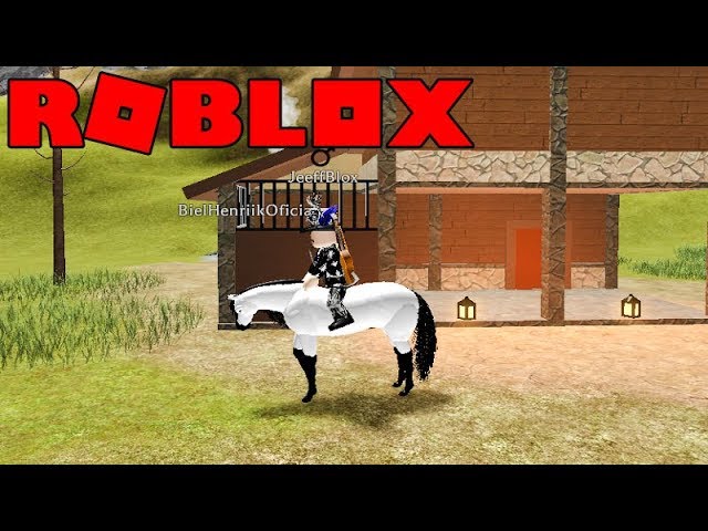 FIZ ELE SER MEU CAVALO NO ROBLOX E ELE ATUOU BEM - HORSE WORLD