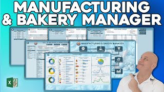 How To Create A Manufacturing Or Bakery Managing Application In Excel [Masterclass & Free Download] screenshot 4