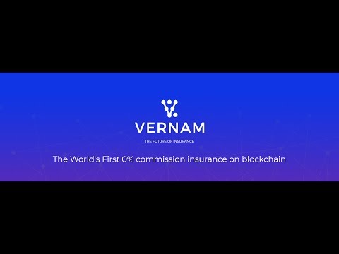 Vernam ICO - 0% Commission Insurance on the Blockchain