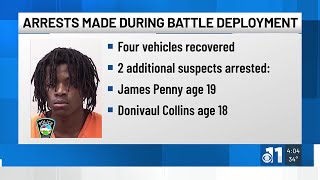 Colorado Springs police arrest three suspects and recover four vehicles
