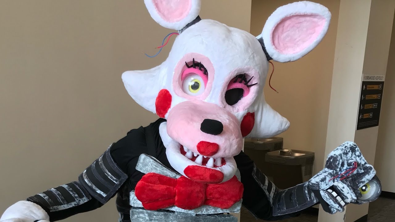 I made a Sundrop FNAF halloween mask DIY (Tutorial) 