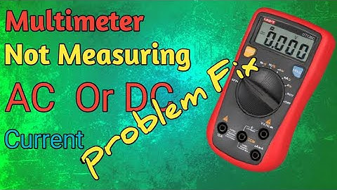 Multimeter not Measuring Current (Ampere) Problem Fix|Digital multimeter repair
