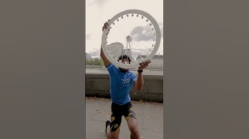 Cycling through . | This video with the London Eye proved so much more difficult than I had thought