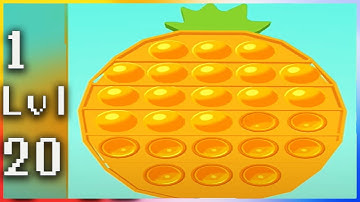 Trading Master Pop It Fidget Toy 3D 2021 - Gameplay Walkthrough - Levels 1-20