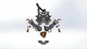 Mechanical Engine Exploded View