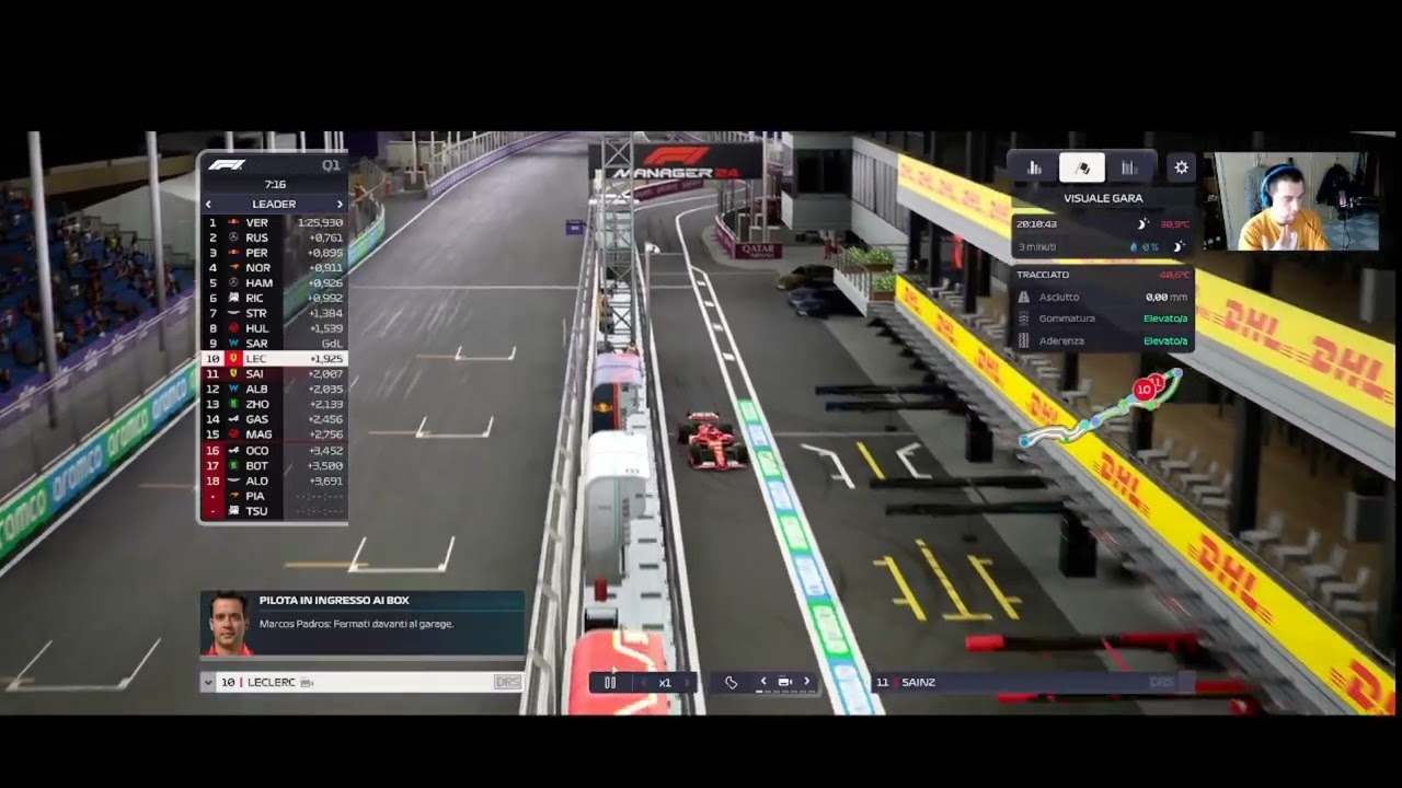 Leclerc Fuori Nel Primo Turno Di Qualifiche F1 24 Manager Episodop 9