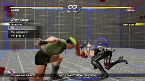 DOA6 - Bayman Combo Challenge