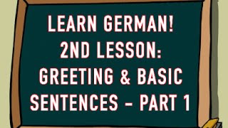 LEARN GERMAN - Greetings & Basic Sentences (PART 1)