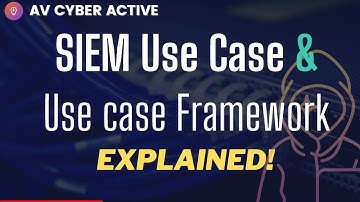 SIEM Use Case & Use Case Framework | Explained by Cyber security Professional[ Slowed by 10%Version]