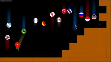 Break the wall - Algodoo Marble Race top 60 population