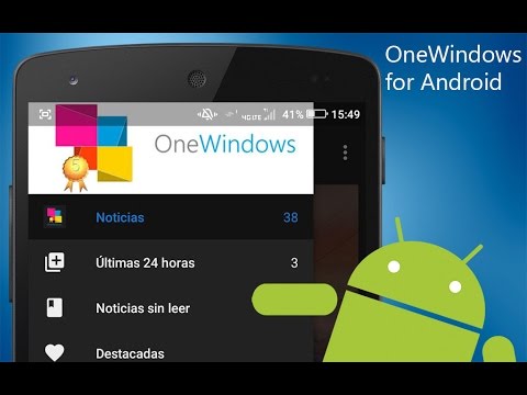 OneWindows ya tiene aplicación Android