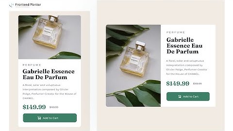 Product preview card component - Frontend Mentor Challenge