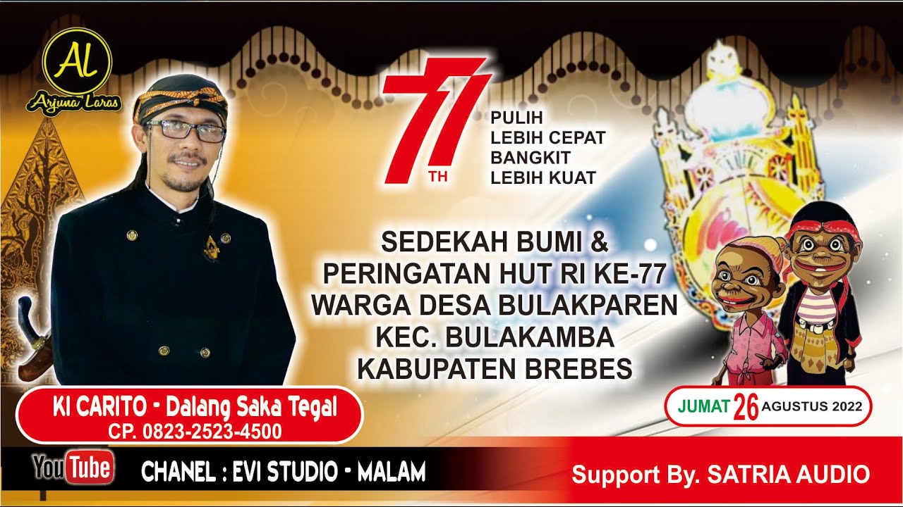 Wayang Santri bersama KI CARITO Dalang Saka Tegal || Live Brebes