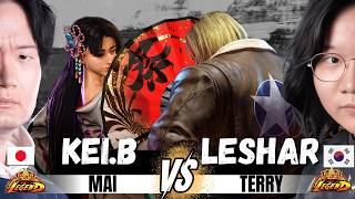 Sf6 Kei.b Mai 不知火 舞 Vs Leshar Terry テリー Sf6 Pro Level Replays
