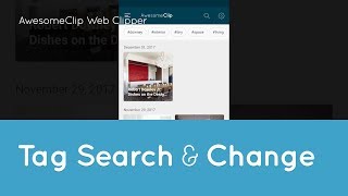 AwesomeClip Web Clipper _ [ Tag Search & Change ] screenshot 4
