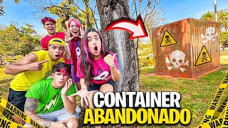 ENCONTRAMOS UM CONTÊINER ABANDONADO NA FLORESTA *Conseguimos abrir ?