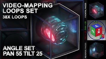 BOX Projection-Mapping loops (38 loops Angle-Set) Pan 55 Tilt 25 by DJVB