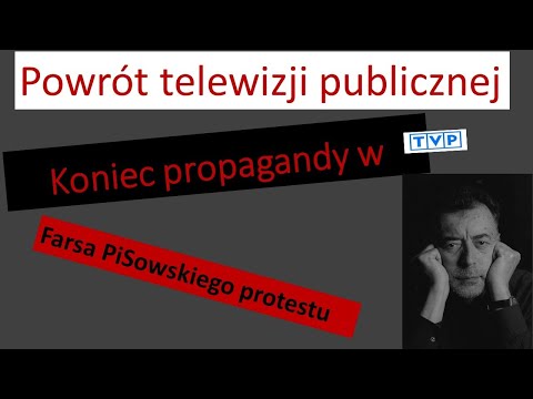                     TVP stanie się telewizją /// Koniec z propagandą PiS
                              