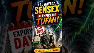 कल Sensex Expiry में आएगा तूफान 🌪️ Biggest Move Alert! #sensex #nifty