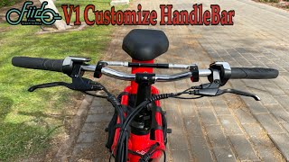 V1 handlebar customize “Fiido q1s”