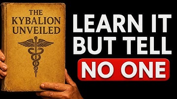 They BANNED This Book for a Reason: The Kybalion