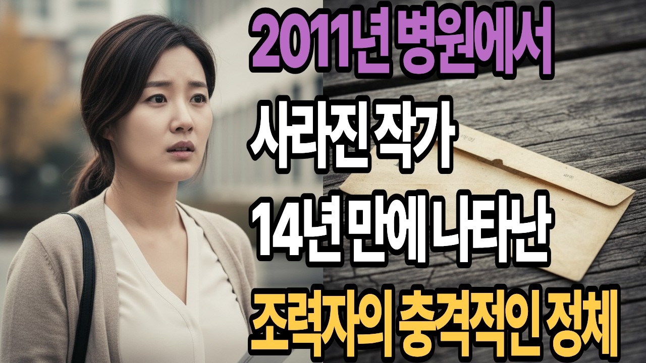 2011년 병원에서 사라진 작가, 14년 만에 나타난 조력자의 충격적인 정체