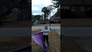 Toss Sequence at end of Flag Warmup