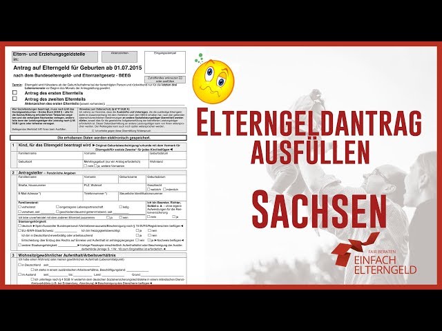 Elterngeld Antrag Ausfullen Sachsen Youtube
